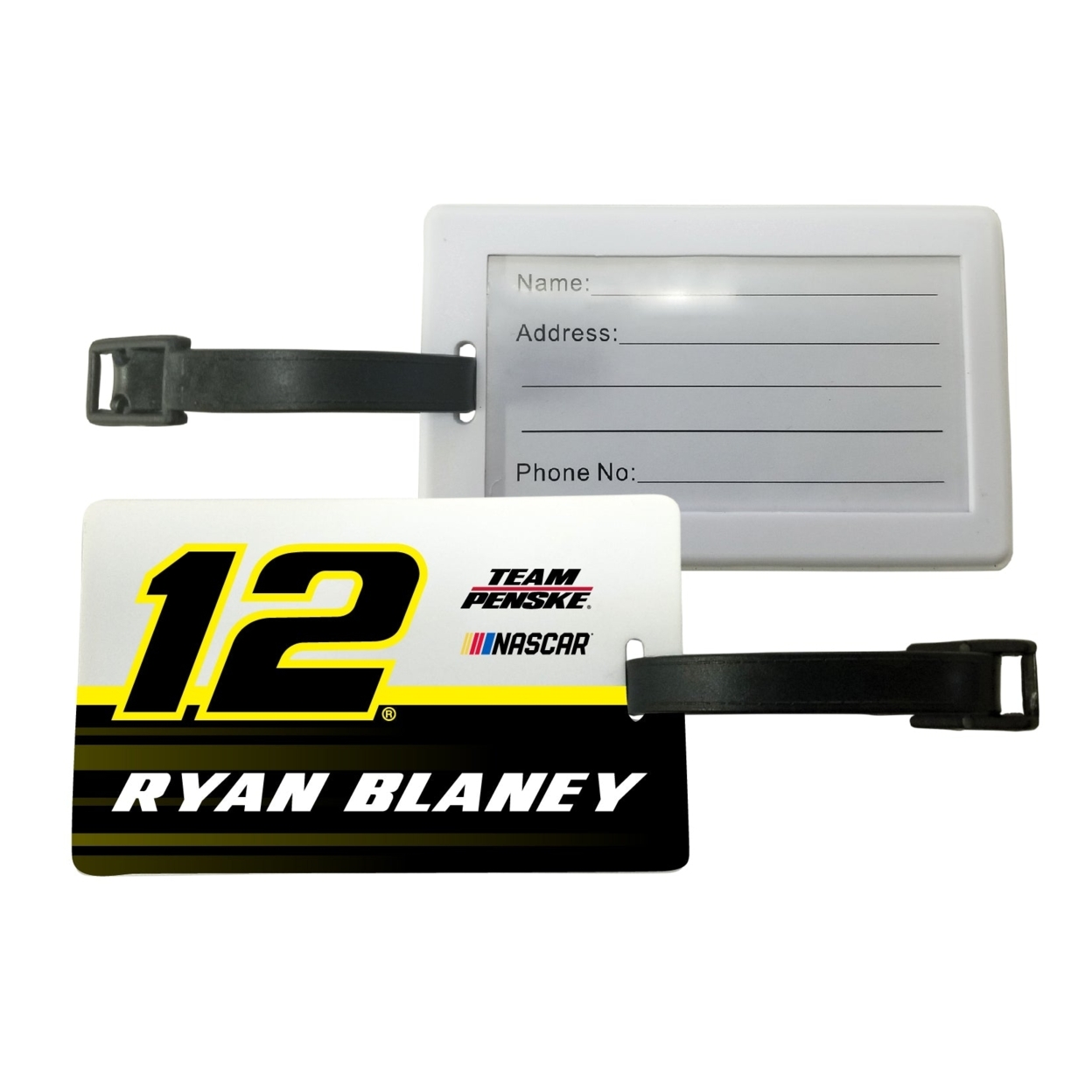 #12 Ryan Blaney Officially Licensed Luggage Tag