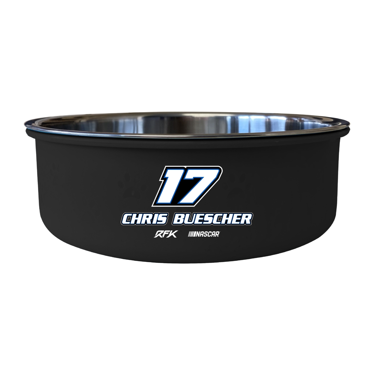 #17 Chris Buescher Officially Licensed 5x2.25 Pet Bowl
