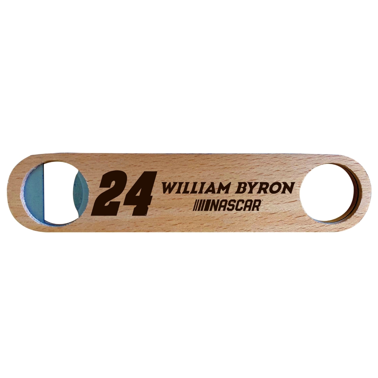 #24 William Byron Laser Engraved Wooden Bottle Opener