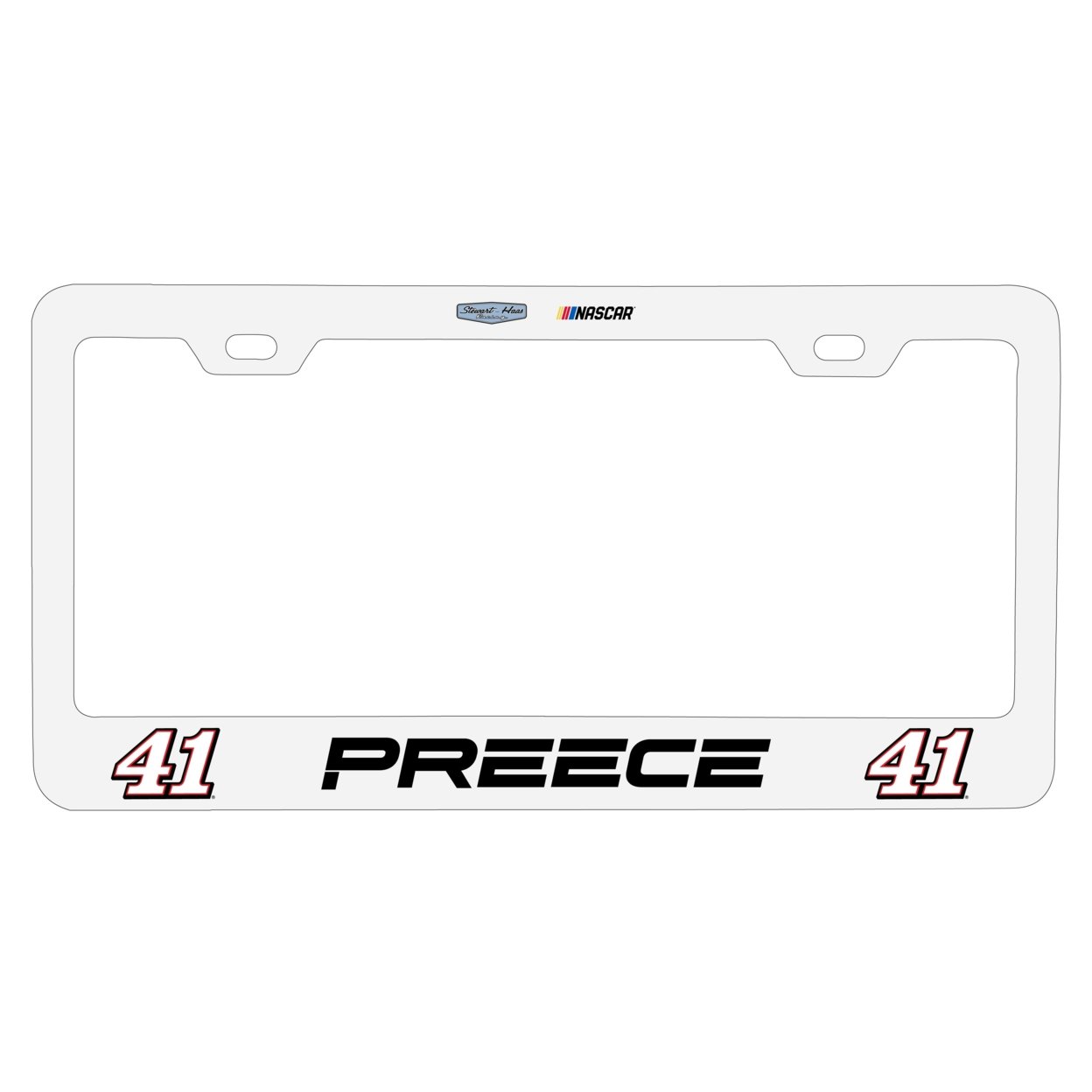 #41 Ryan Preece Officially Licensed Metal License Plate Frame