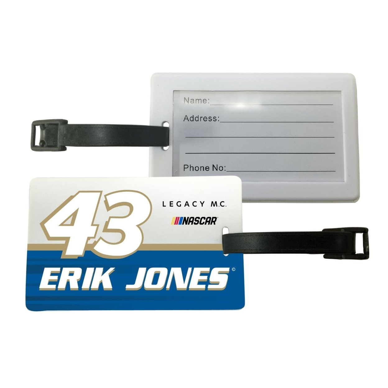 #43 Erik Jones Officially Licensed Luggage Tag