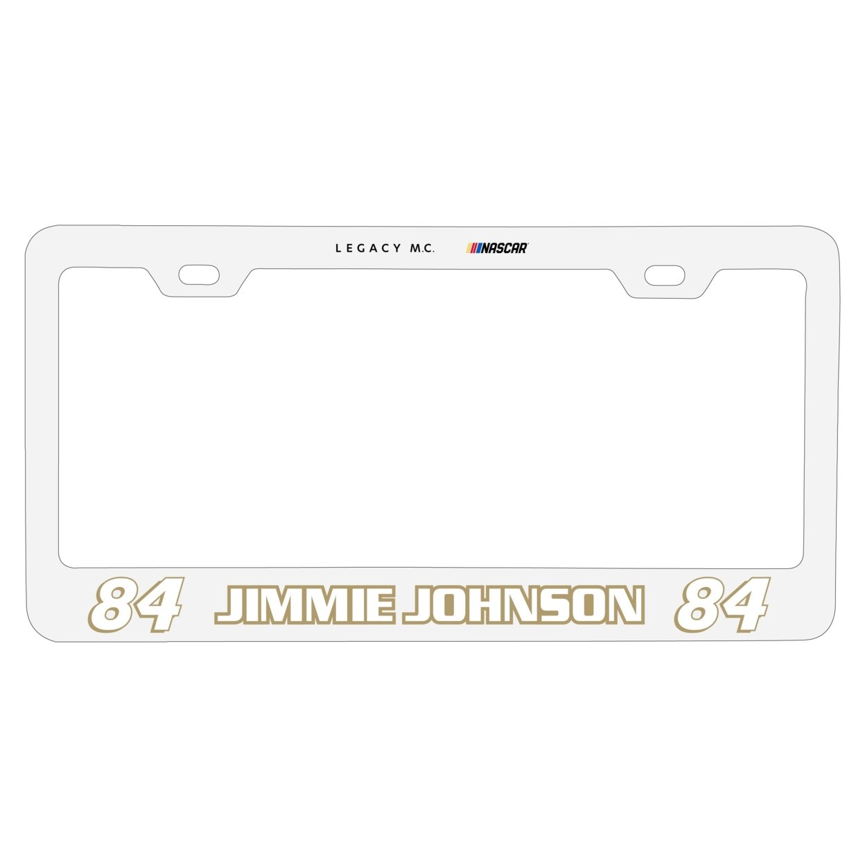 #84 Jimmie Johnson Officially Licensed Metal License Plate Frame