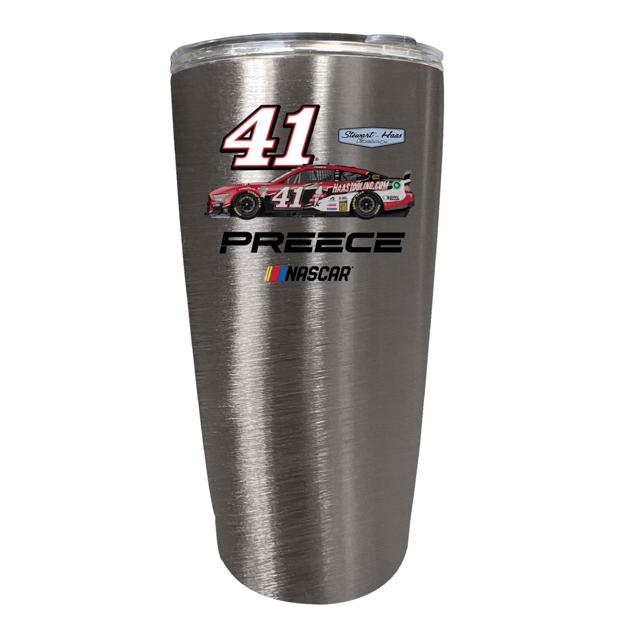 #41 Ryan Preece Officially Licensed 16oz Stainless Steel Tumbler - Stainless Steel