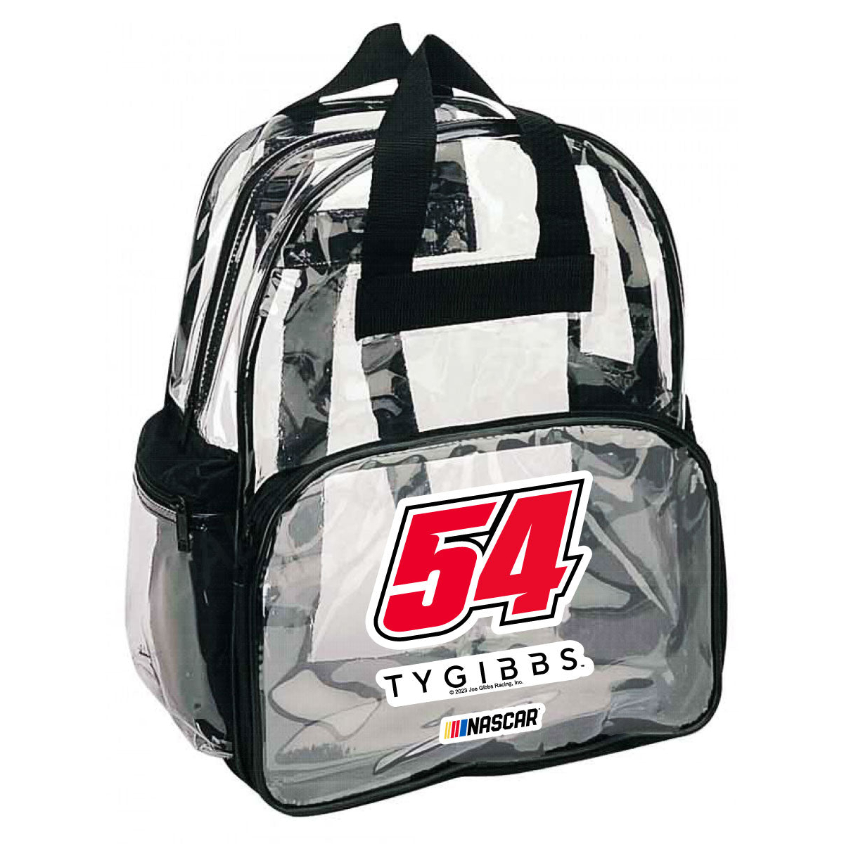 #54 Ty Gibbs Officially Licensed Clear Backpack