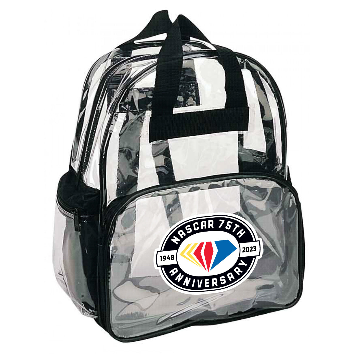 NASCAR 75 Year Anniversary Officially Licensed Clear Backpack
