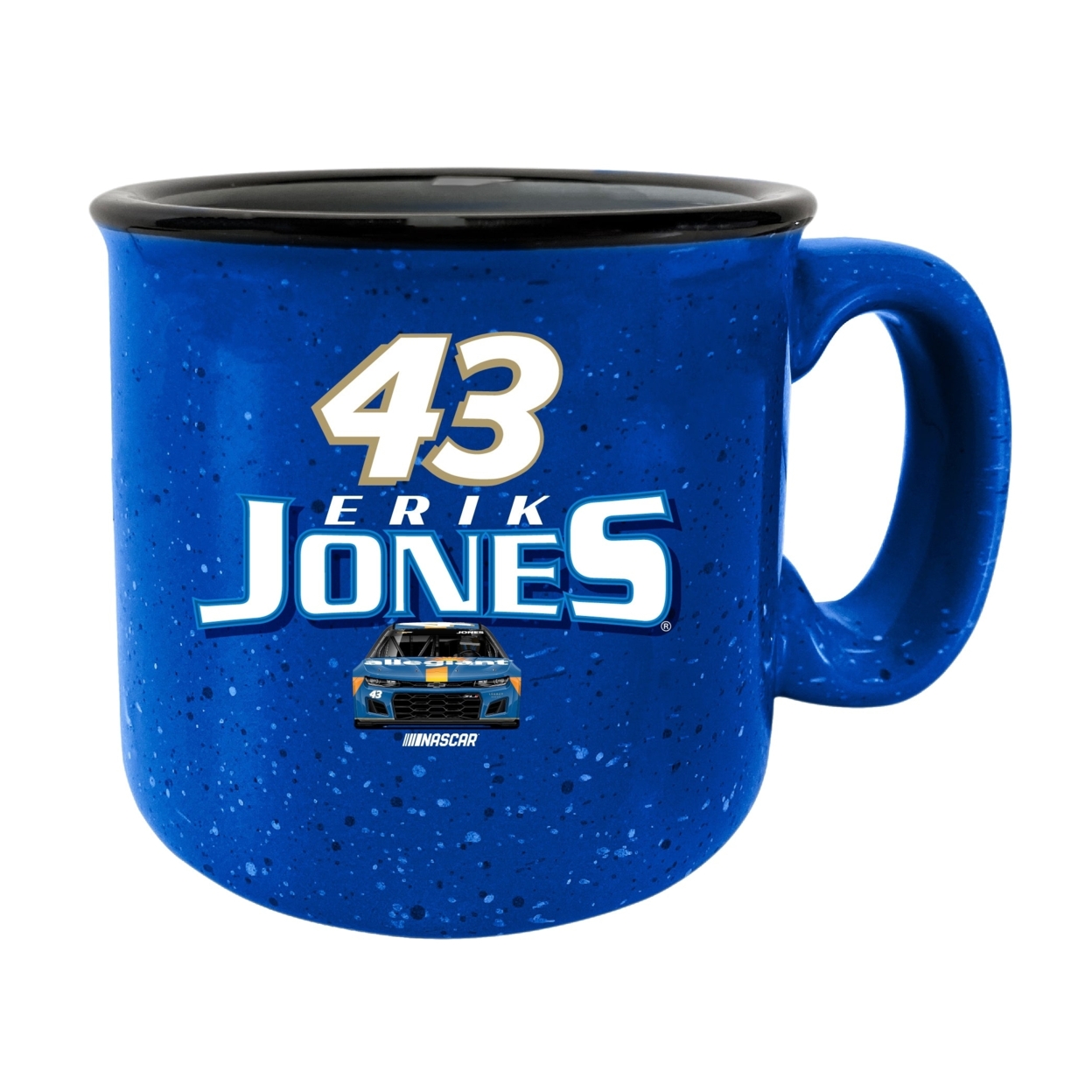 #43 Erik Jones Officially Licensed Ceramic Camper Mug 16oz - Grey