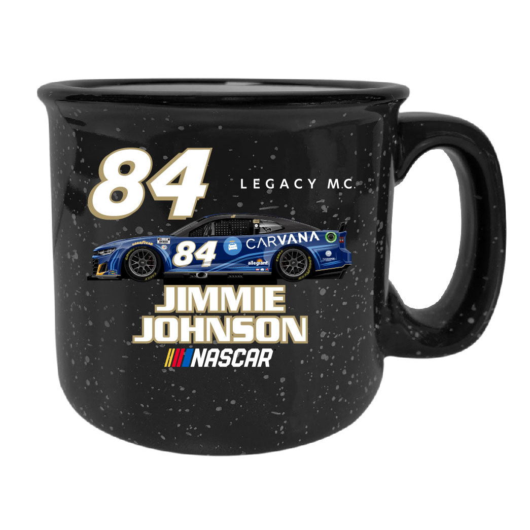 #84 Jimmie Johnson Officially Licensed Ceramic Camper Mug 16oz - Black