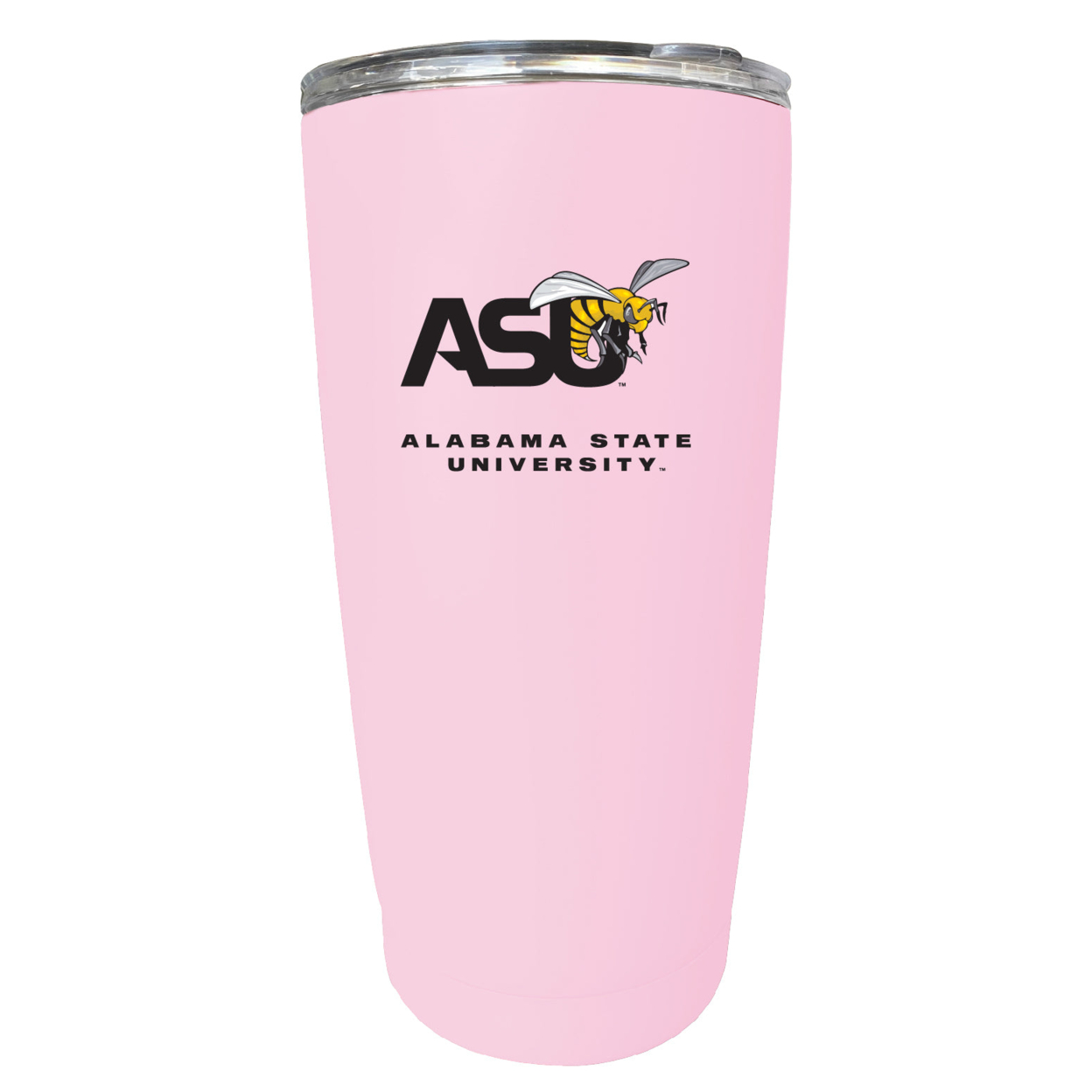 Alabama State University 16 Oz Stainless Steel Insulated Tumbler - Pink
