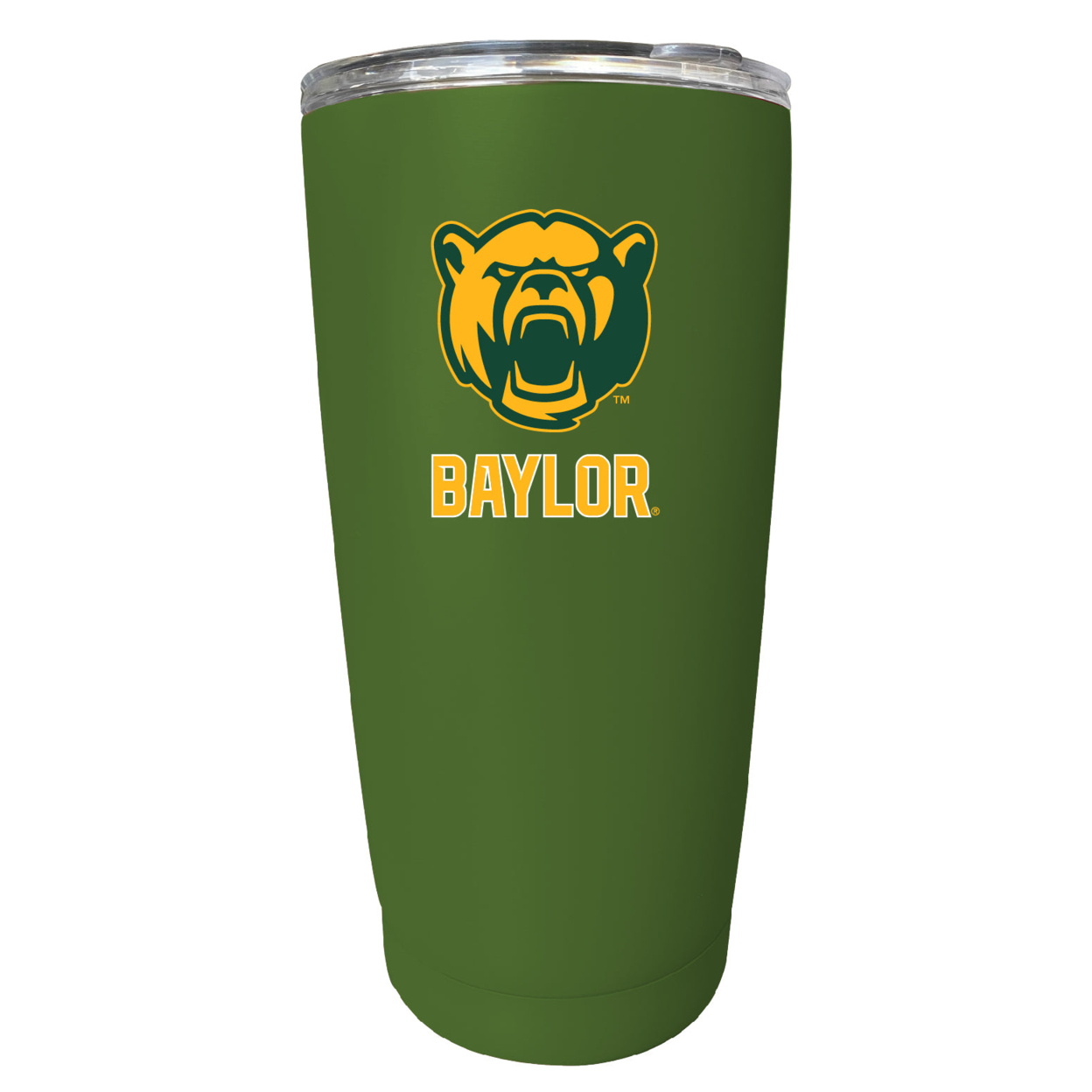 Baylor Bears 16 Oz Stainless Steel Insulated Tumbler - Gray