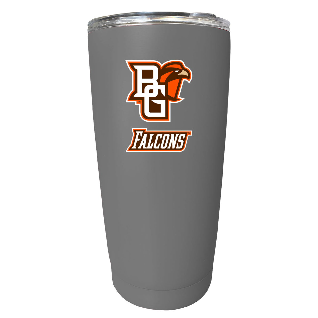 Bowling Green Falcons 16 Oz Stainless Steel Insulated Tumbler - Gray