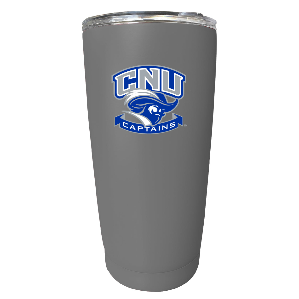 Christopher Newport Captains 16 Oz Stainless Steel Insulated Tumbler - Gray