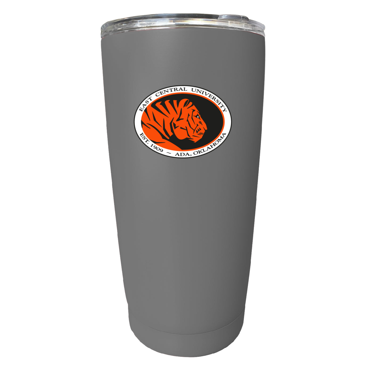 East Central University Tigers 16 Oz Stainless Steel Insulated Tumbler - Gray