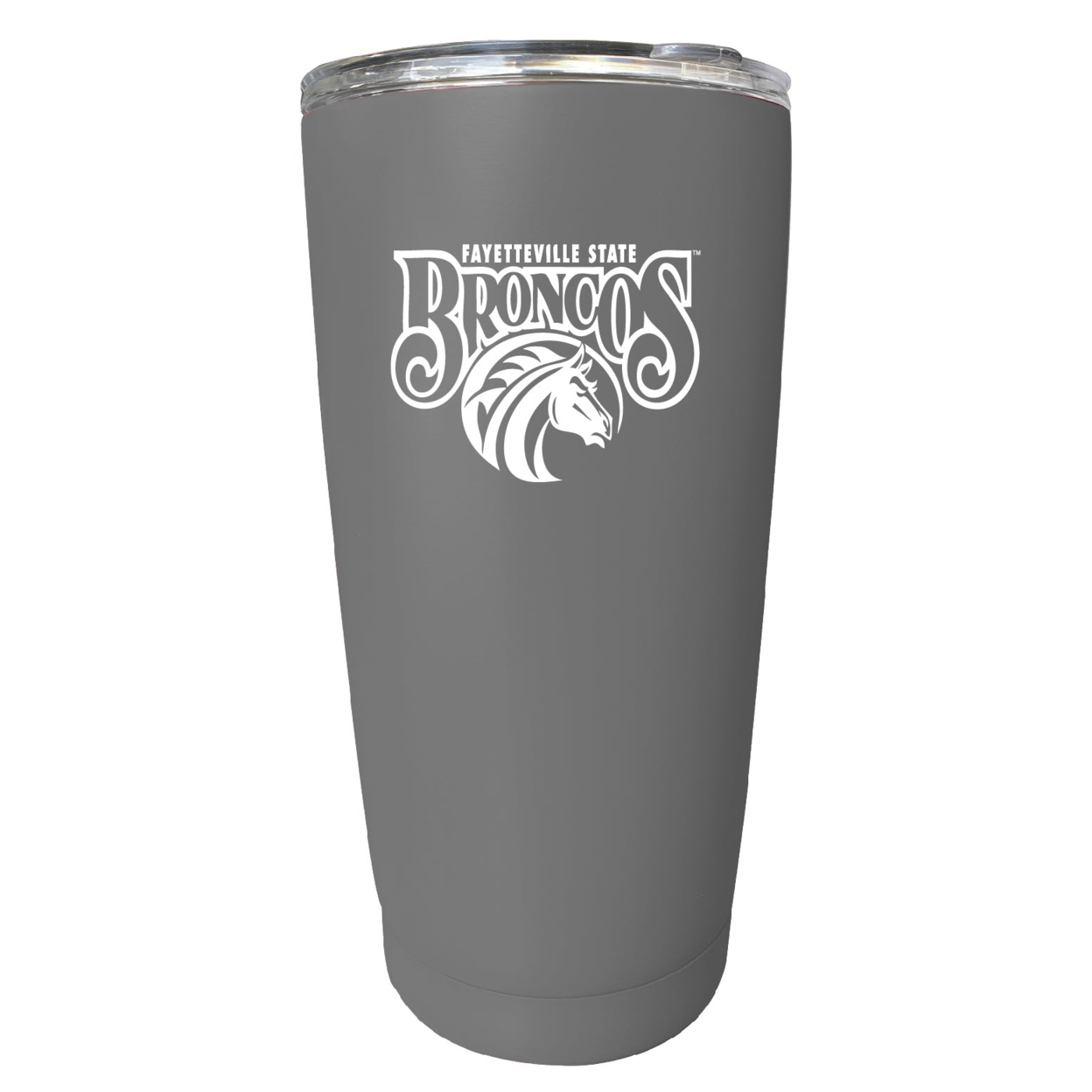 Fayetteville State University 16 Oz Stainless Steel Insulated Tumbler - Gray