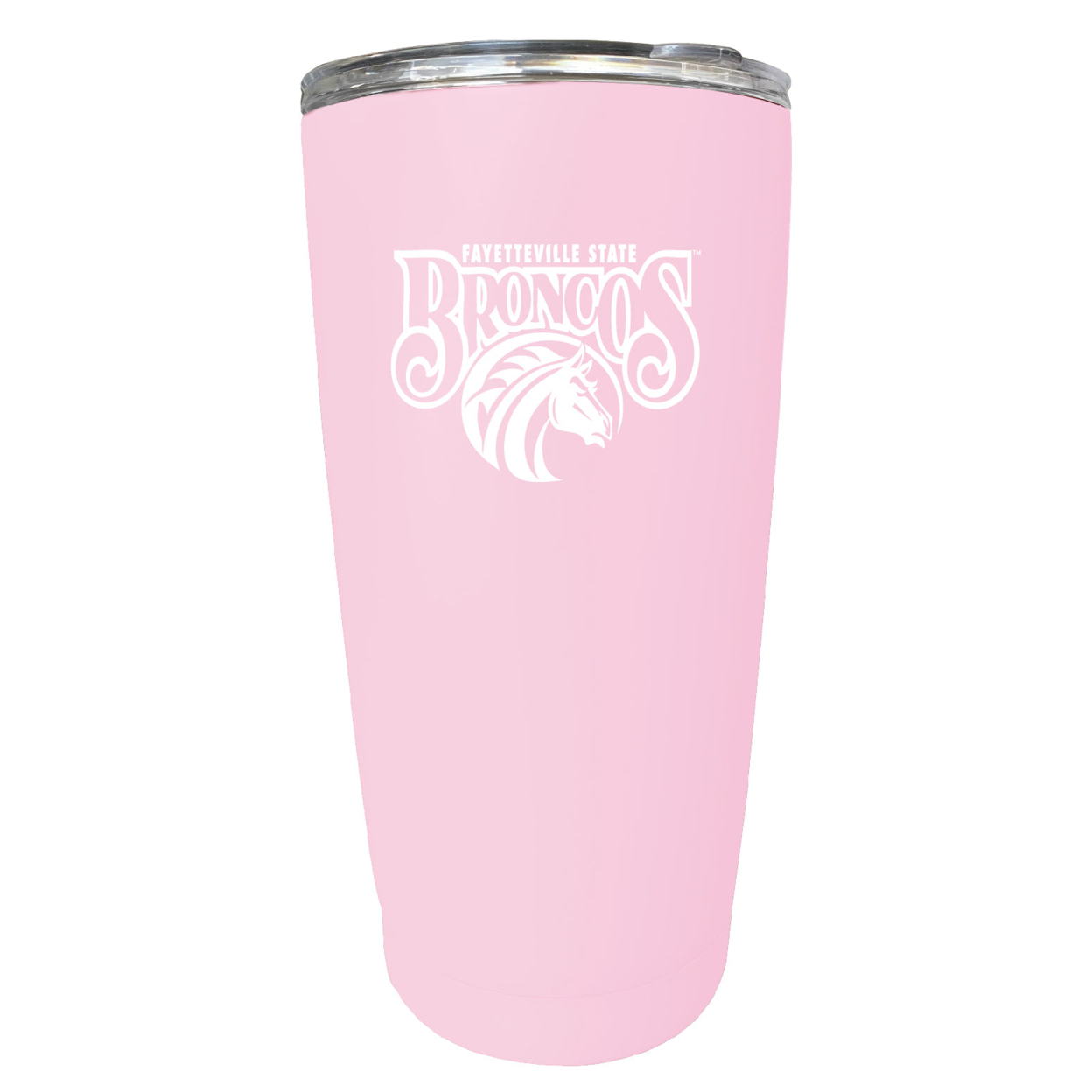 Fayetteville State University 16 Oz Stainless Steel Insulated Tumbler - Pink