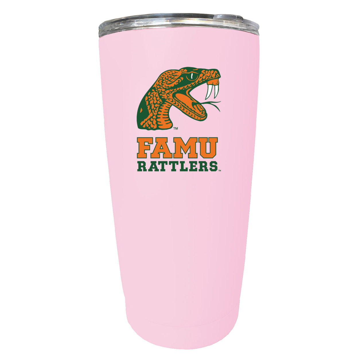 Florida A&M Rattlers 16 Oz Stainless Steel Insulated Tumbler - Green