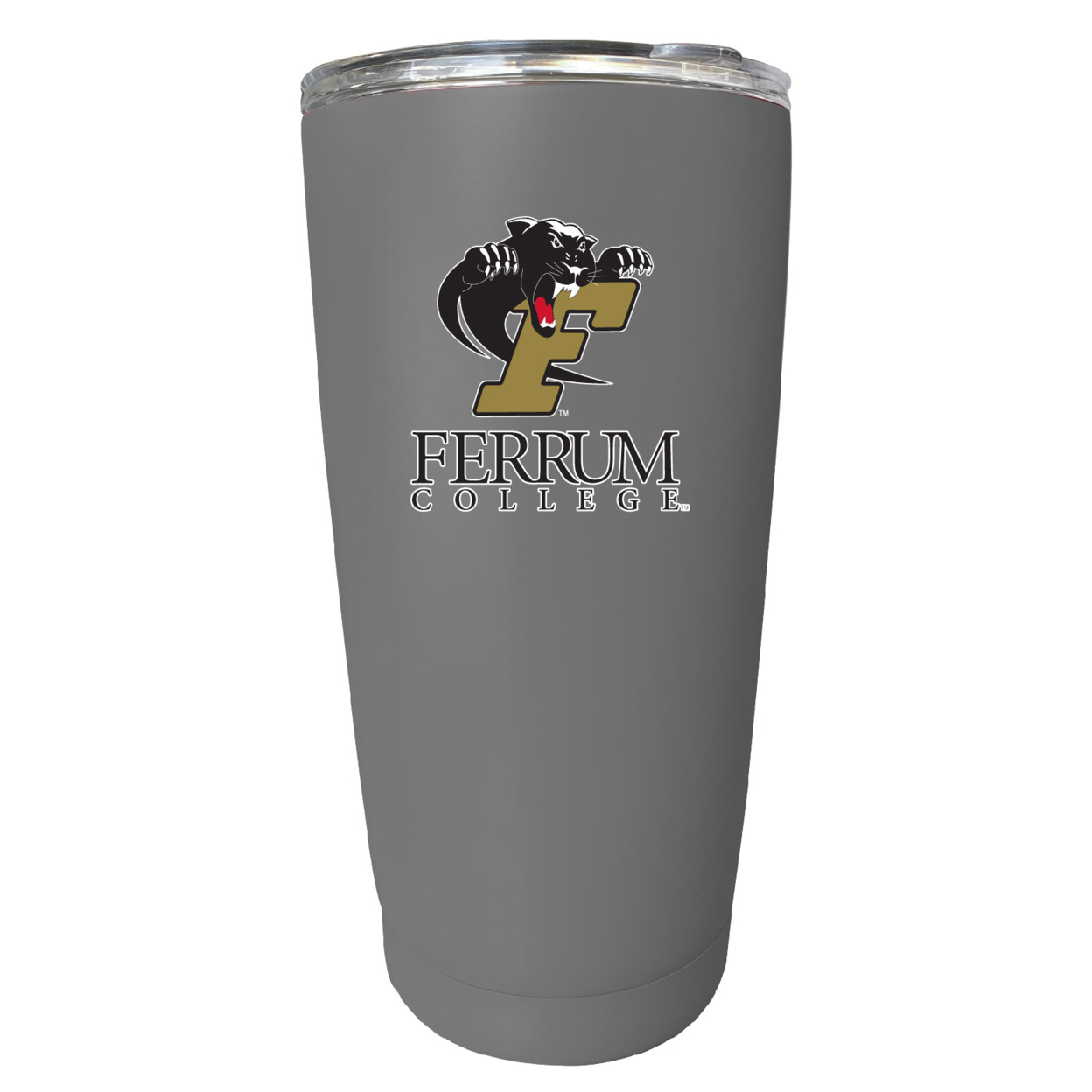 Ferrum College 16 Oz Stainless Steel Insulated Tumbler - Gray