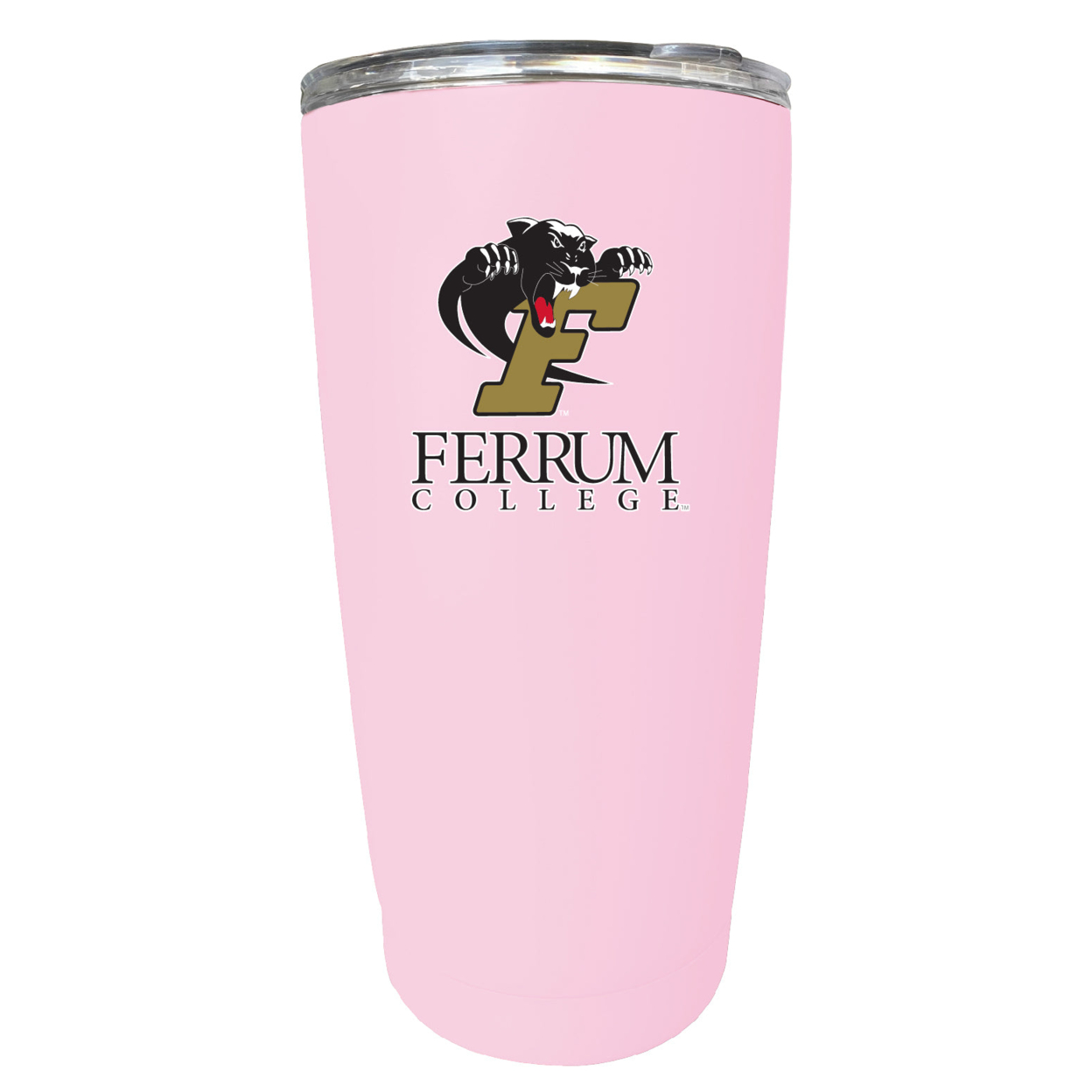 Ferrum College 16 Oz Stainless Steel Insulated Tumbler - Pink