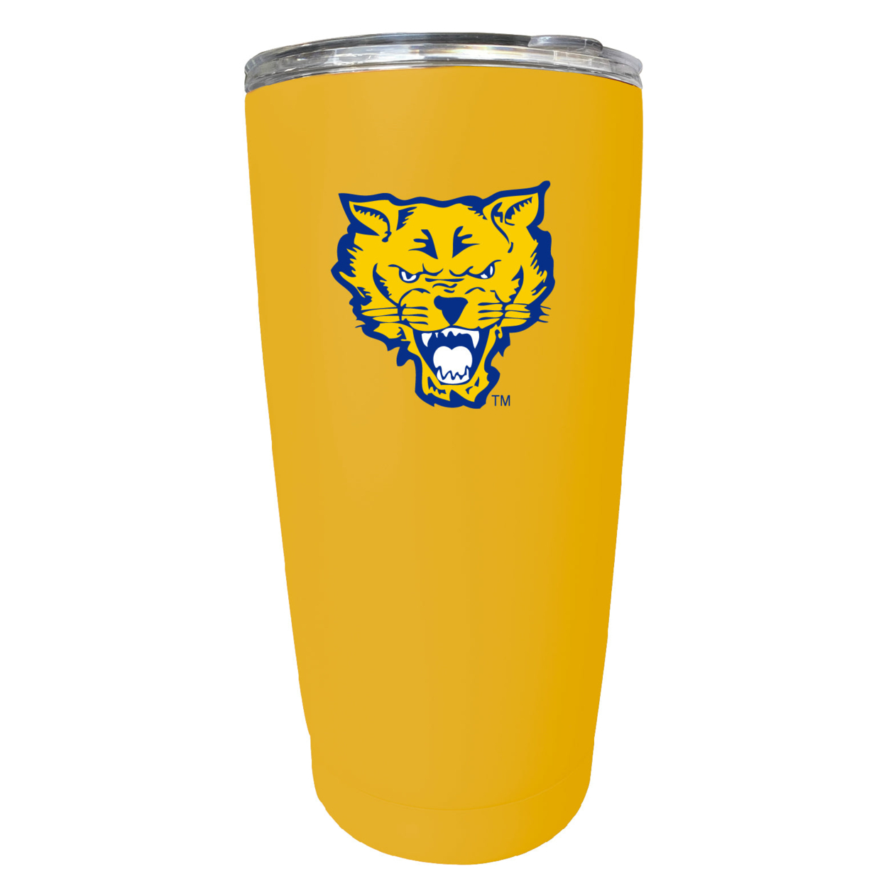 Fort Valley State University 16 Oz Stainless Steel Insulated Tumbler - Yellow