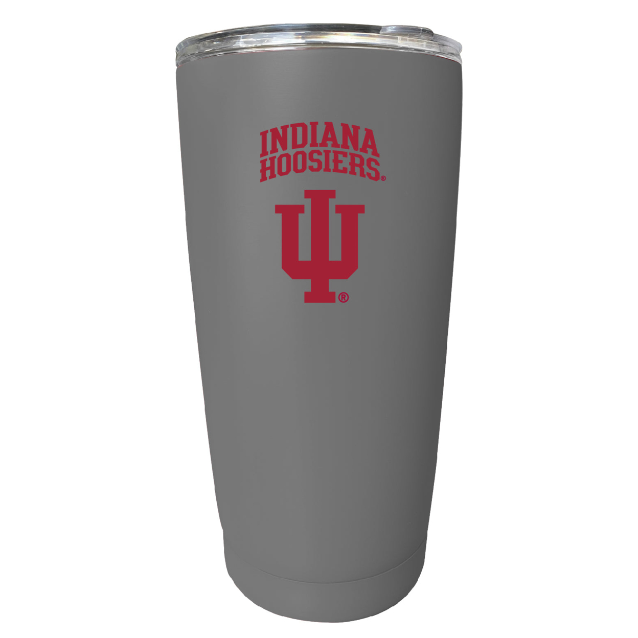 Indiana Hoosiers 16 Oz Stainless Steel Insulated Tumbler - Gray