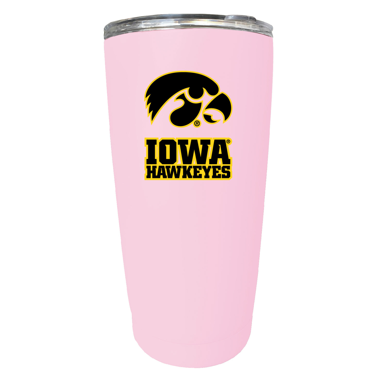 Iowa Hawkeyes 16 Oz Stainless Steel Insulated Tumbler - Pink