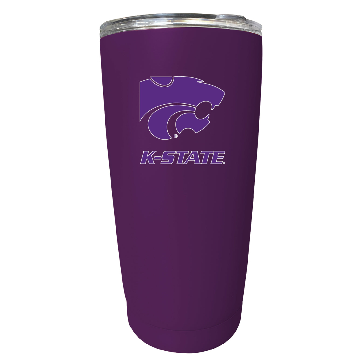 Kansas State Wildcats 16 Oz Stainless Steel Insulated Tumbler - Gray