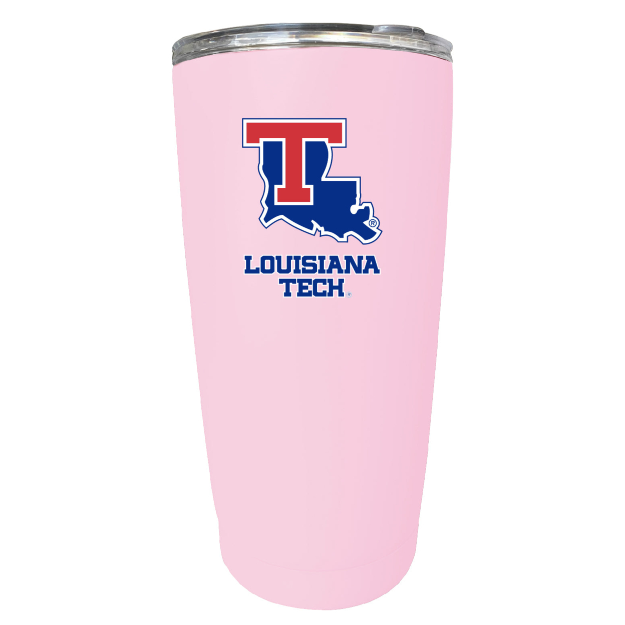 Louisiana Tech Bulldogs 16 Oz Stainless Steel Insulated Tumbler - Pink