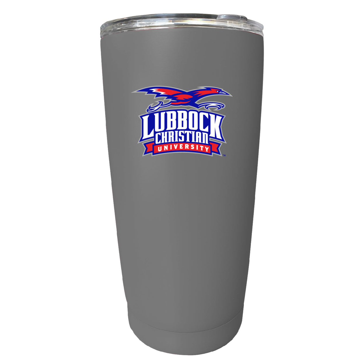 Lubbock Christian University Chaparral 16 Oz Stainless Steel Insulated Tumbler - Gray