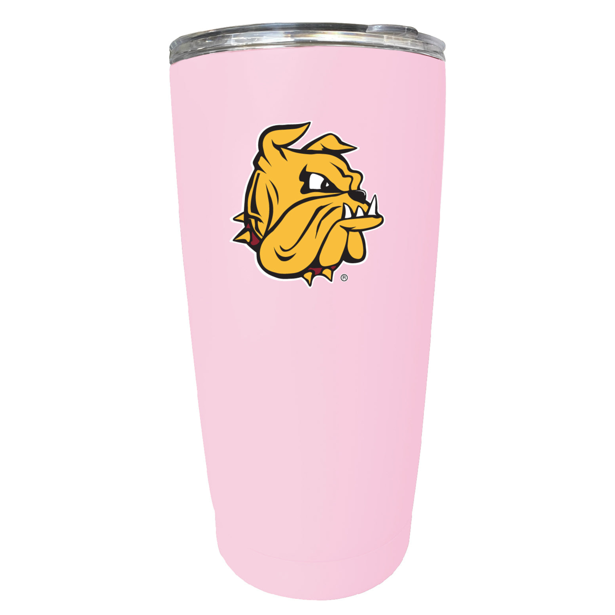 Minnesota Duluth Bulldogs 16 Oz Stainless Steel Insulated Tumbler - Pink