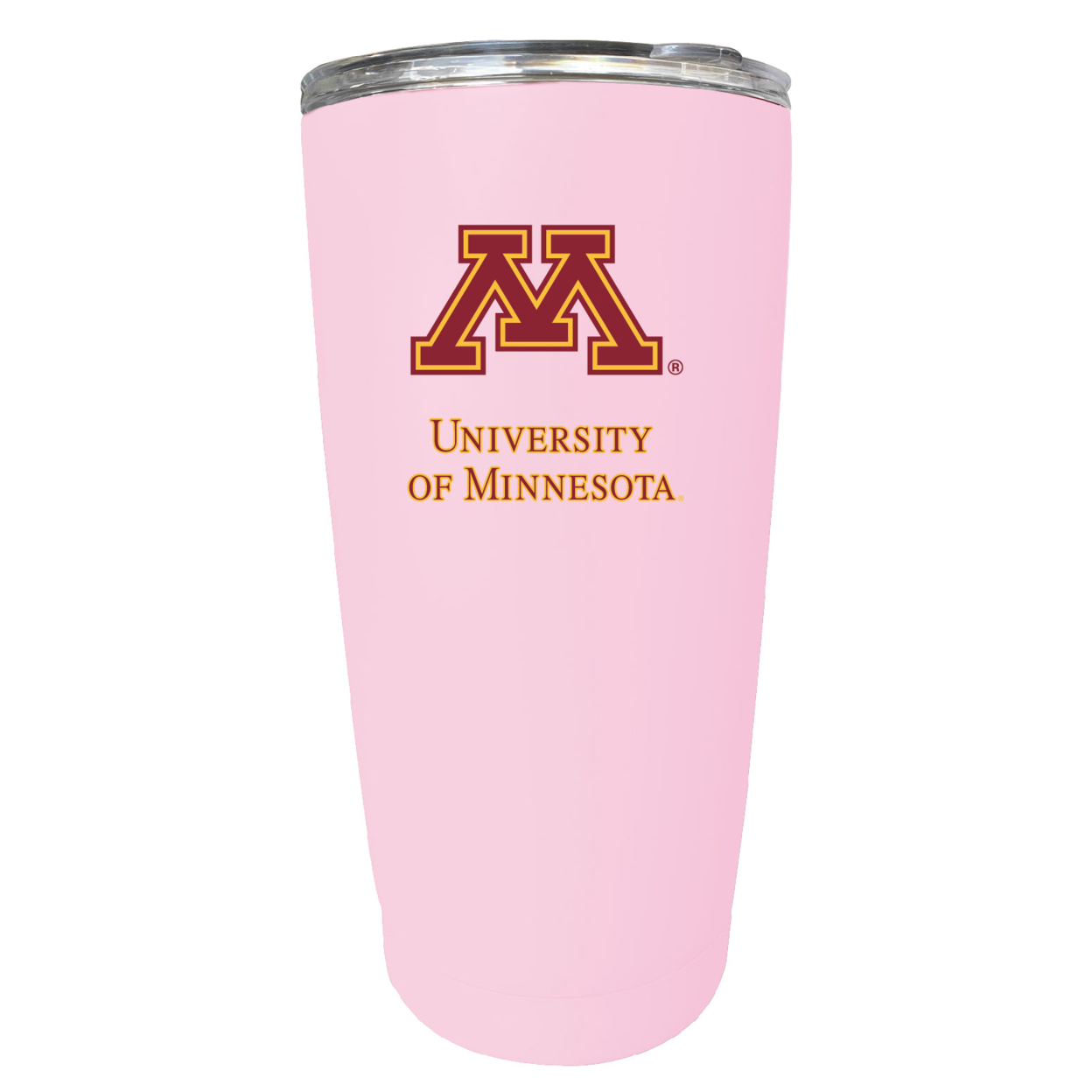 Minnesota Gophers 16 Oz Stainless Steel Insulated Tumbler - Pink
