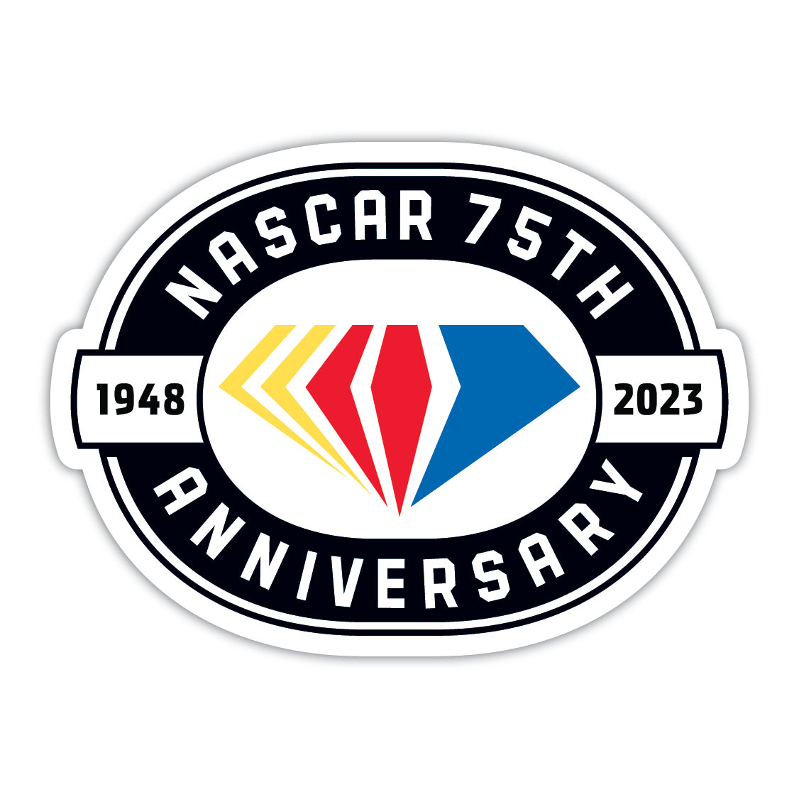 NASCAR 75 Year Anniversary 4-Inch Number Laser Cut Decal