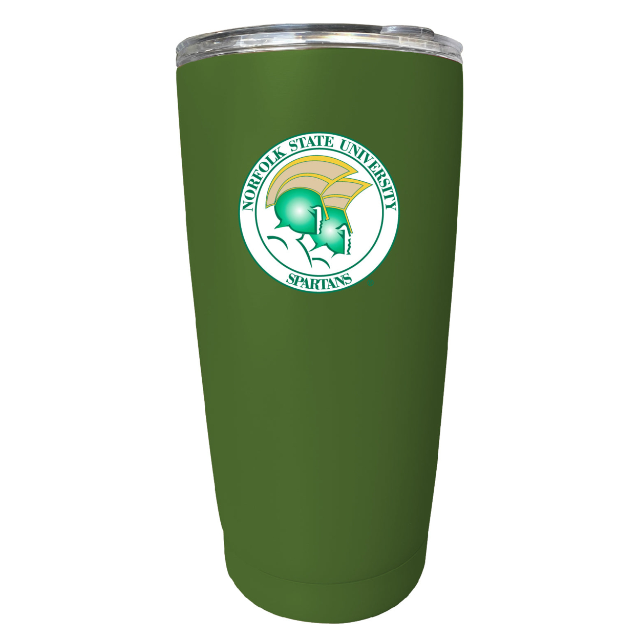 Norfolk State University 16 Oz Stainless Steel Insulated Tumbler - Green
