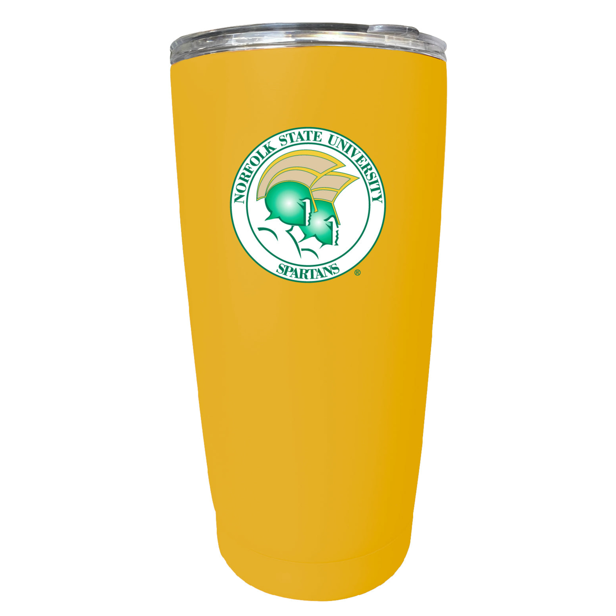Norfolk State University 16 Oz Stainless Steel Insulated Tumbler - Yellow