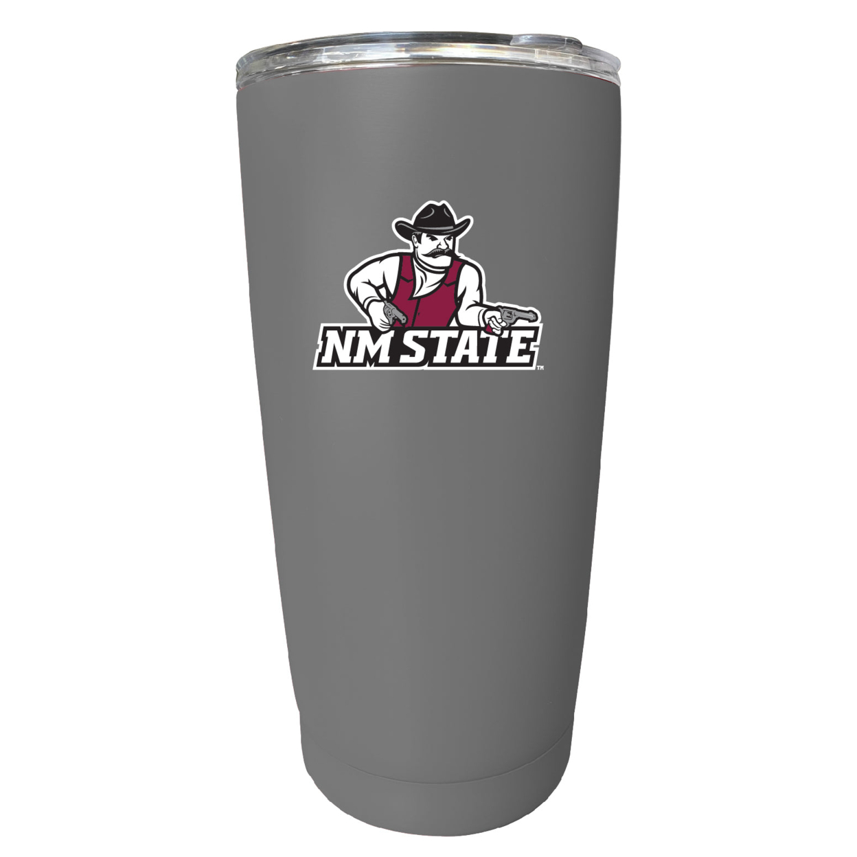 New Mexico State University Aggies 16 Oz Stainless Steel Insulated Tumbler - Gray