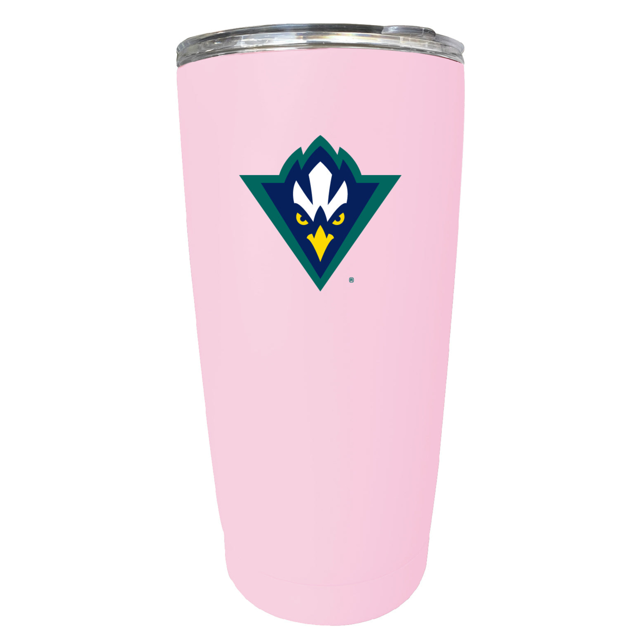 North Carolina Wilmington Seahawks 16 Oz Stainless Steel Insulated Tumbler - Pink