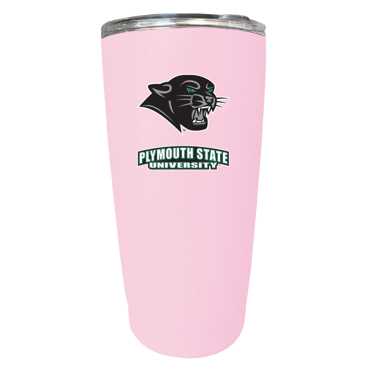 Plymouth State University 16 Oz Stainless Steel Insulated Tumbler - Pink