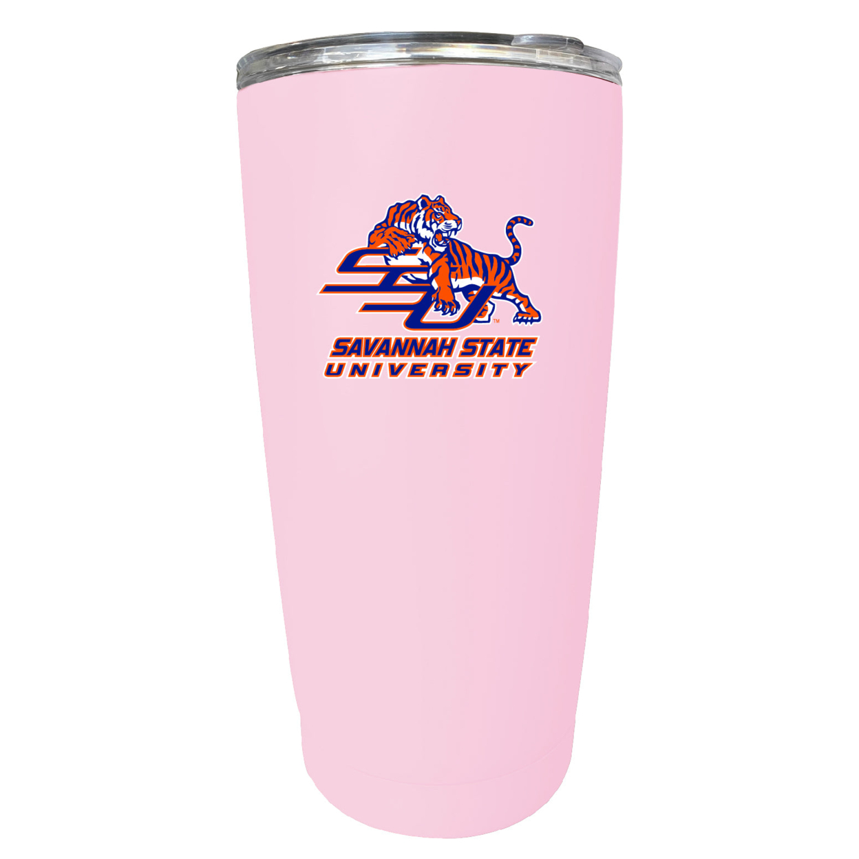 Savannah State University 16 Oz Stainless Steel Insulated Tumbler - Pink