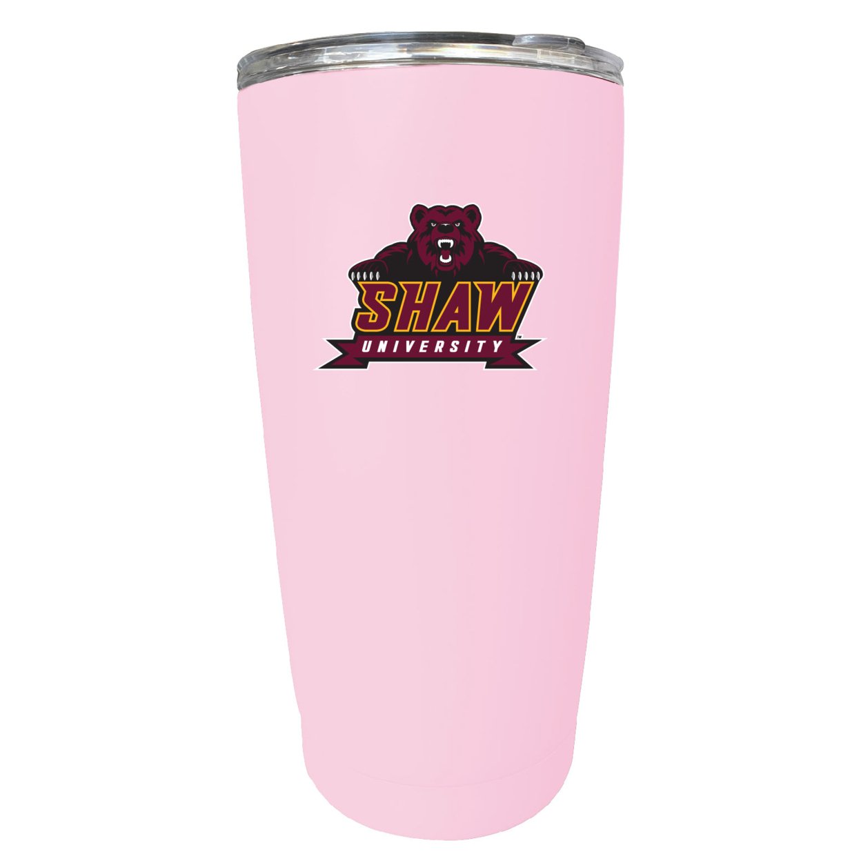 Shaw University Bears 16 Oz Stainless Steel Insulated Tumbler - Yellow
