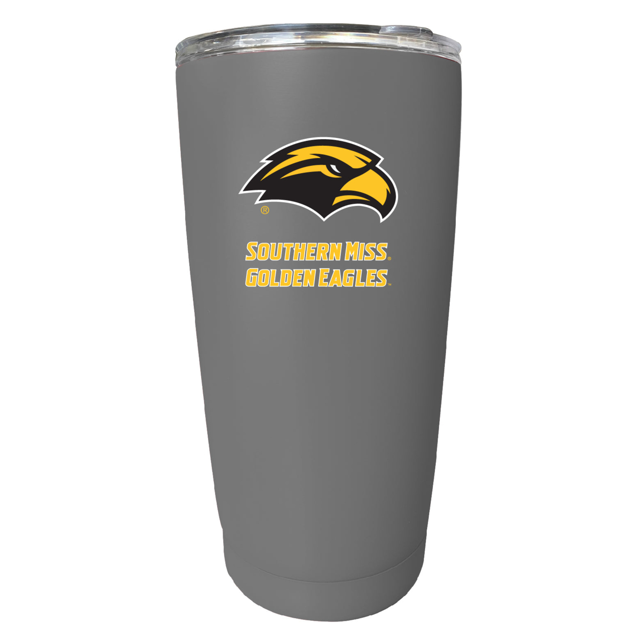 Southern Mississippi Golden Eagles 16 Oz Stainless Steel Insulated Tumbler - Gray