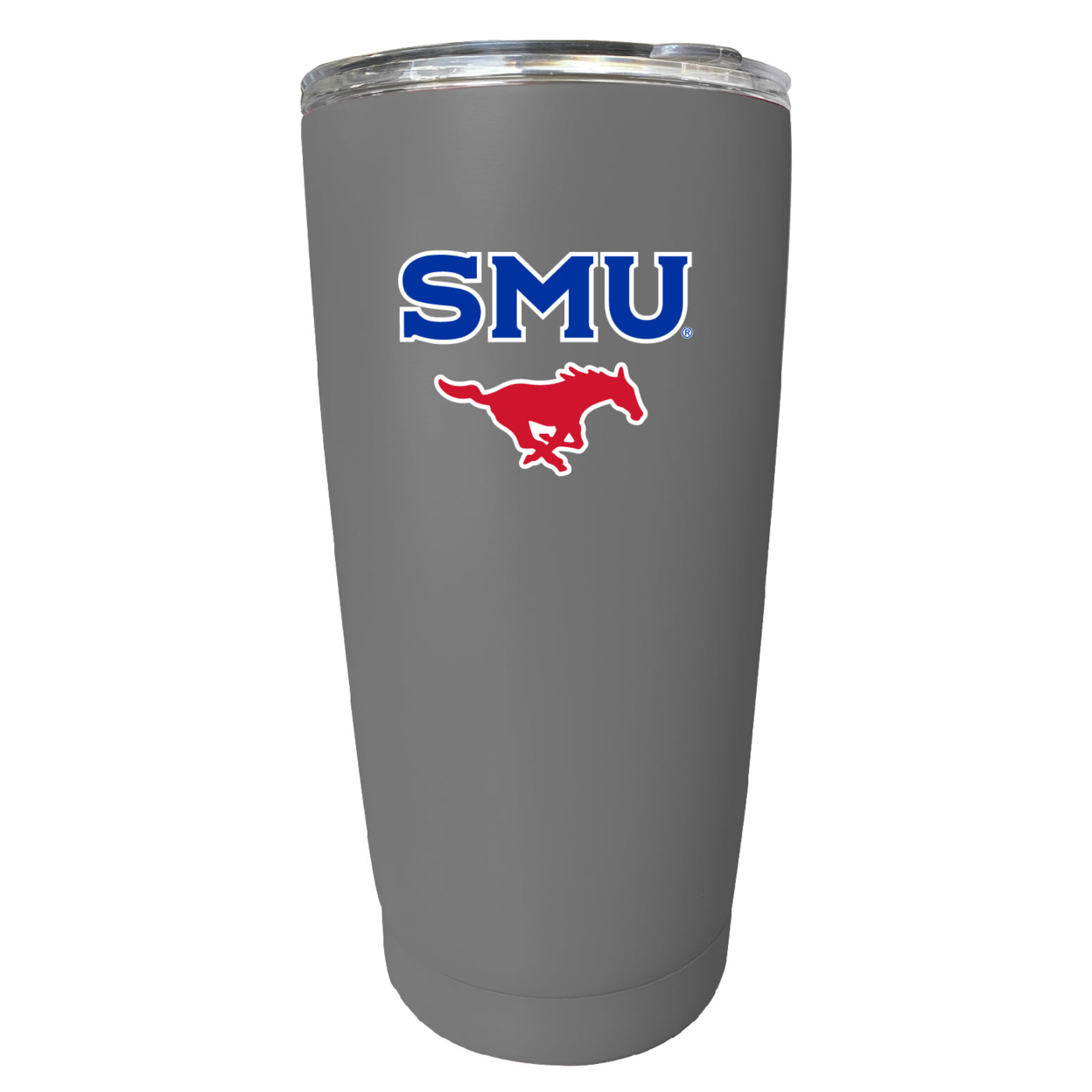 Southern Methodist University 16 Oz Stainless Steel Insulated Tumbler - Gray