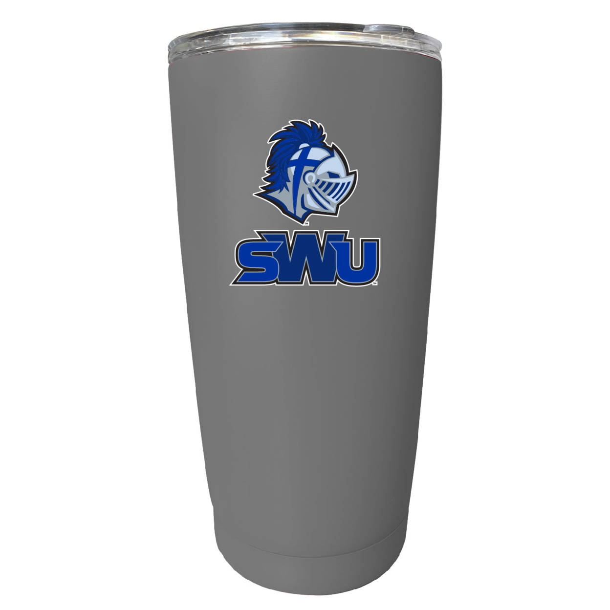 Southern Wesleyan University 16 Oz Stainless Steel Insulated Tumbler - Gray