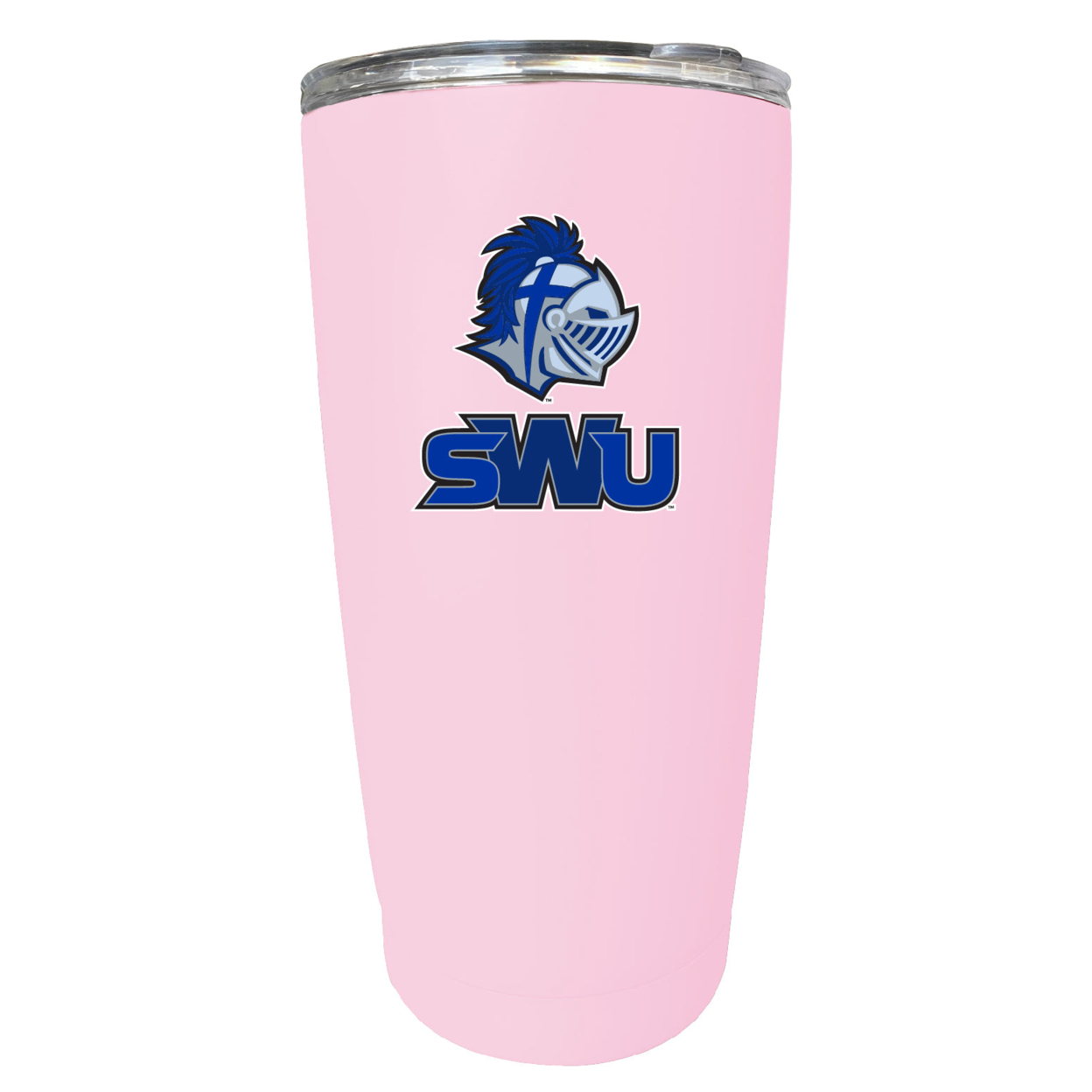 Southern Wesleyan University 16 Oz Stainless Steel Insulated Tumbler - Pink