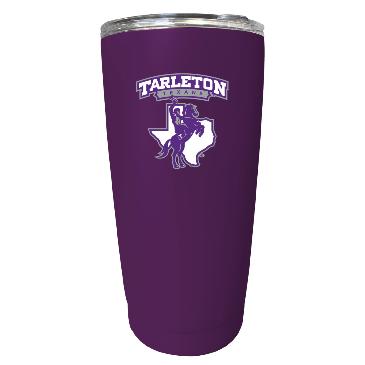 Tarleton State University 16 Oz Stainless Steel Insulated Tumbler - Purple