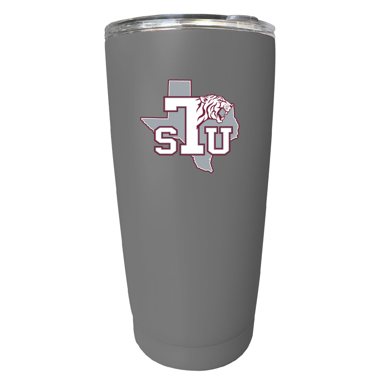 Texas Southern University 16 Oz Stainless Steel Insulated Tumbler - Gray