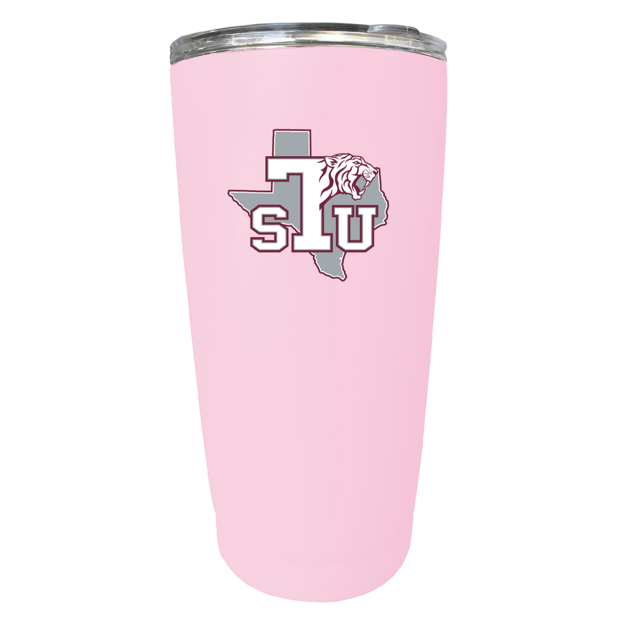 Texas Southern University 16 Oz Stainless Steel Insulated Tumbler - Pink
