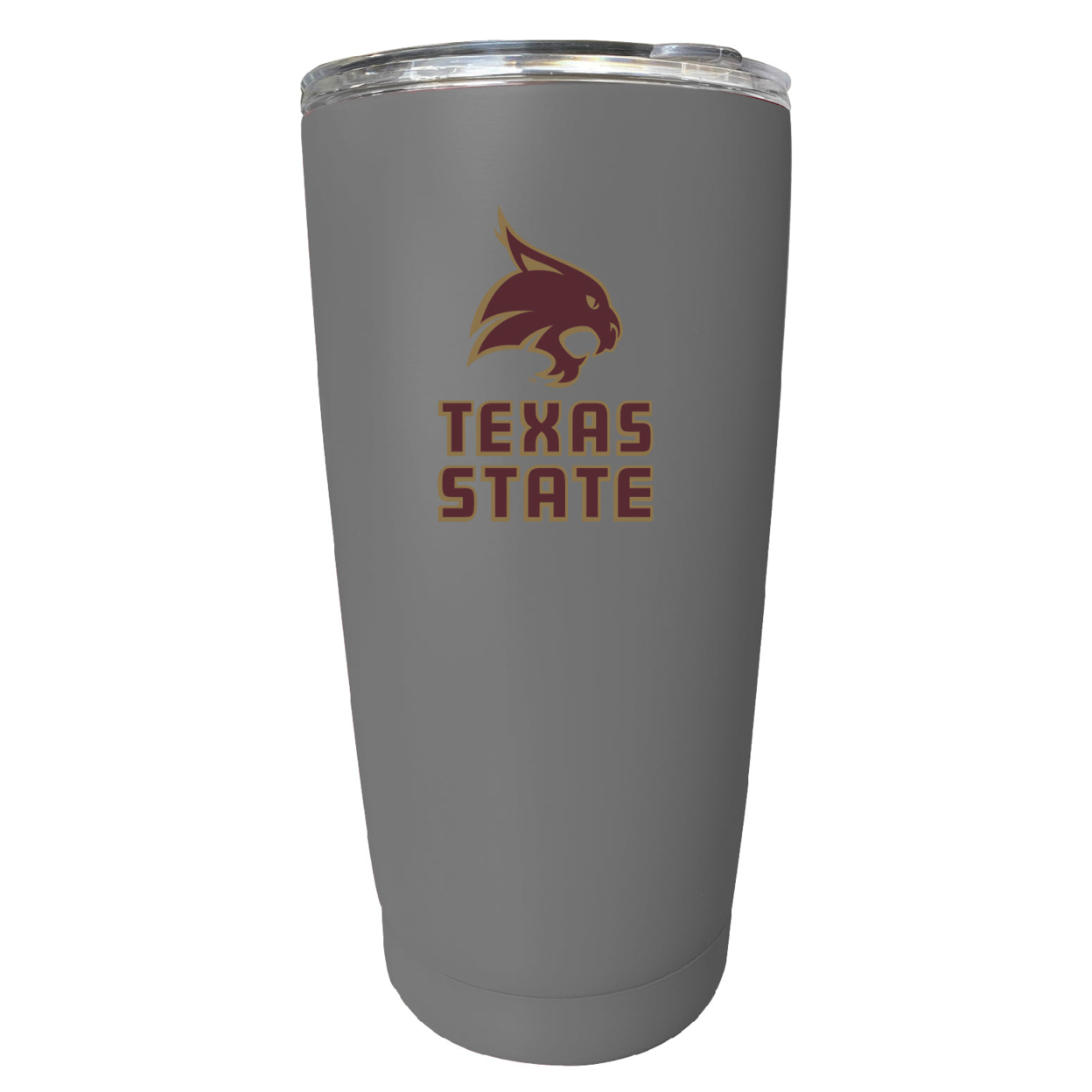 Texas State Bobcats 16 Oz Stainless Steel Insulated Tumbler - Gray