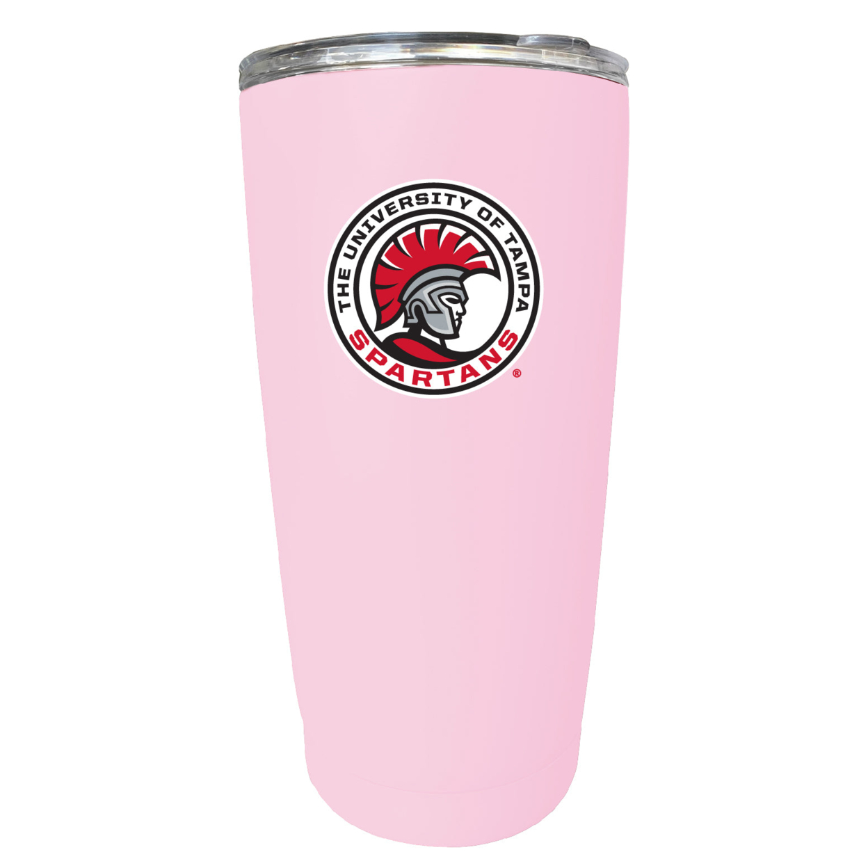 University Of Tampa Spartans 16 Oz Stainless Steel Insulated Tumbler - Pink