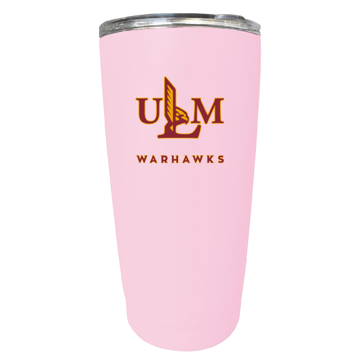 University Of Louisiana Monroe 16 Oz Stainless Steel Insulated Tumbler - Pink