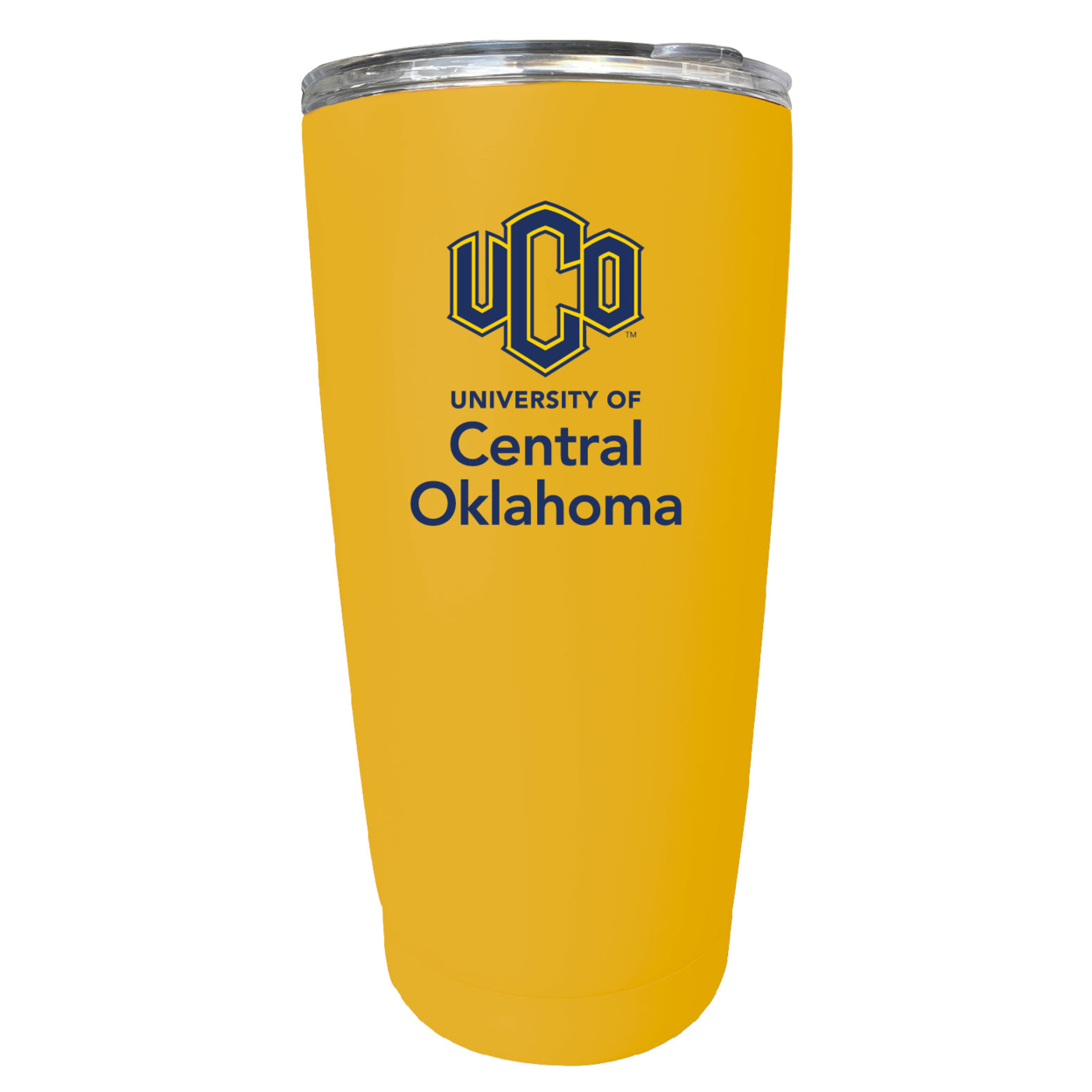 University Of Central Oklahoma Bronchos 16 Oz Stainless Steel Insulated Tumbler - Yellow