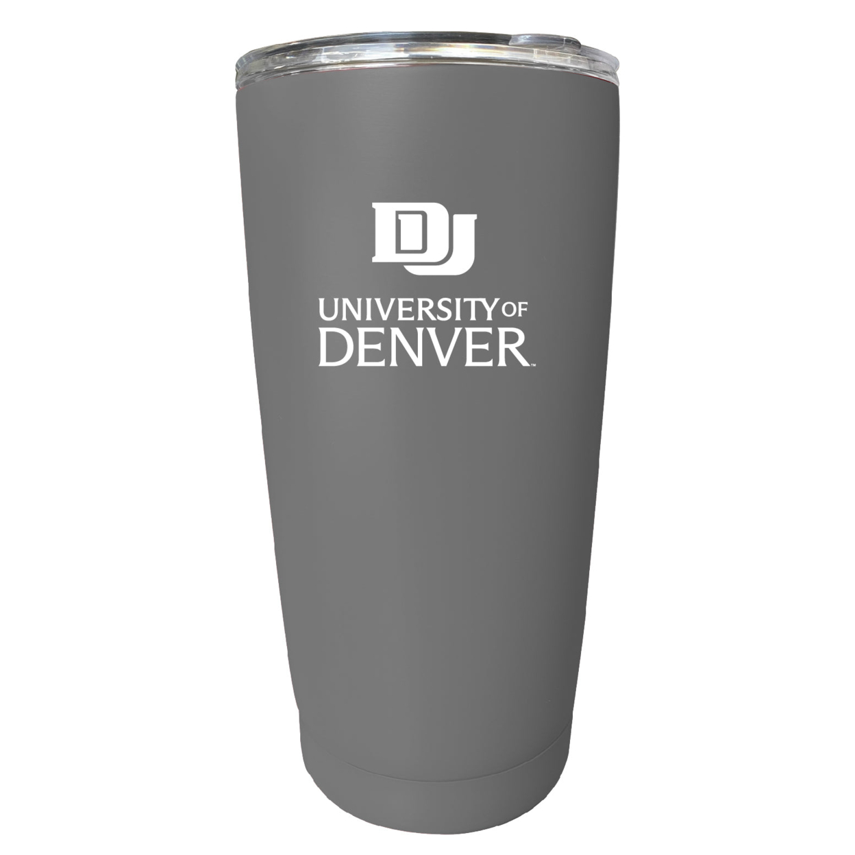 University Of Denver Pioneers 16 Oz Stainless Steel Insulated Tumbler - Gray