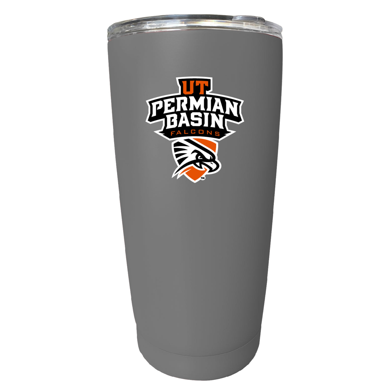 University Of Texas Of The Permian Basin 16 Oz Stainless Steel Insulated Tumbler - Gray